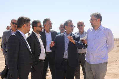 بازدید هیأت مدیره از سایت کارخانه