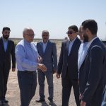 بازدید آقای مرعشی از محل سایت کارخانه و پیشرفت پروژه